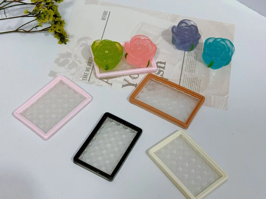 各类卡通DIY盘子普卡树脂配件