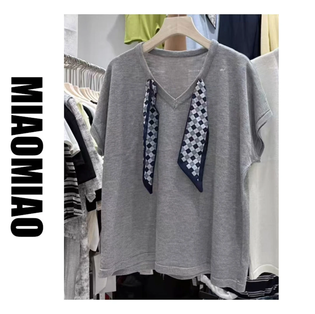 2025夏季新款时尚百搭领带半袖801