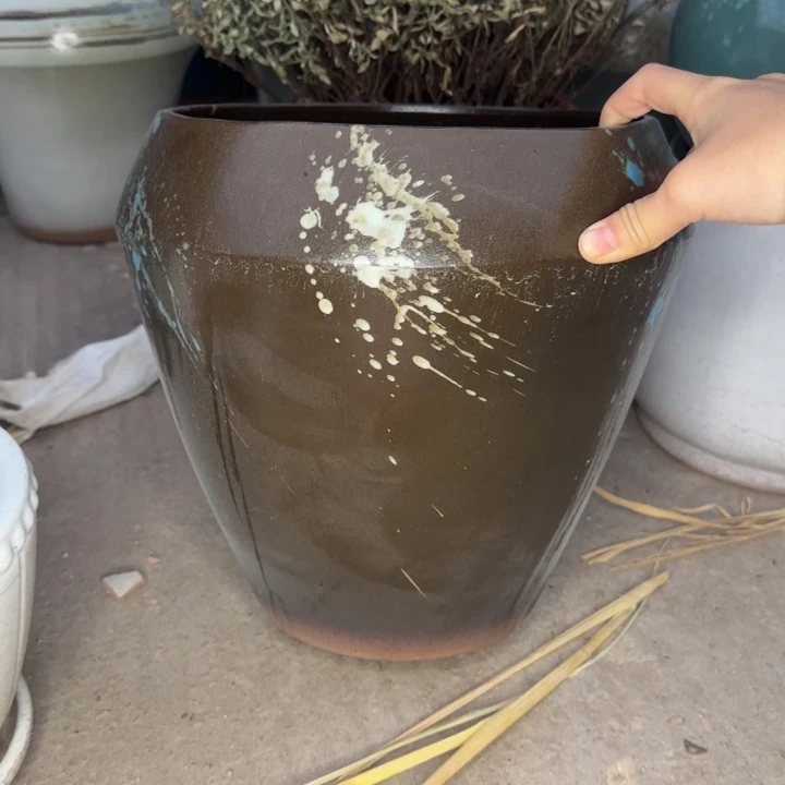 瑕疵花盆处理啦口25高26