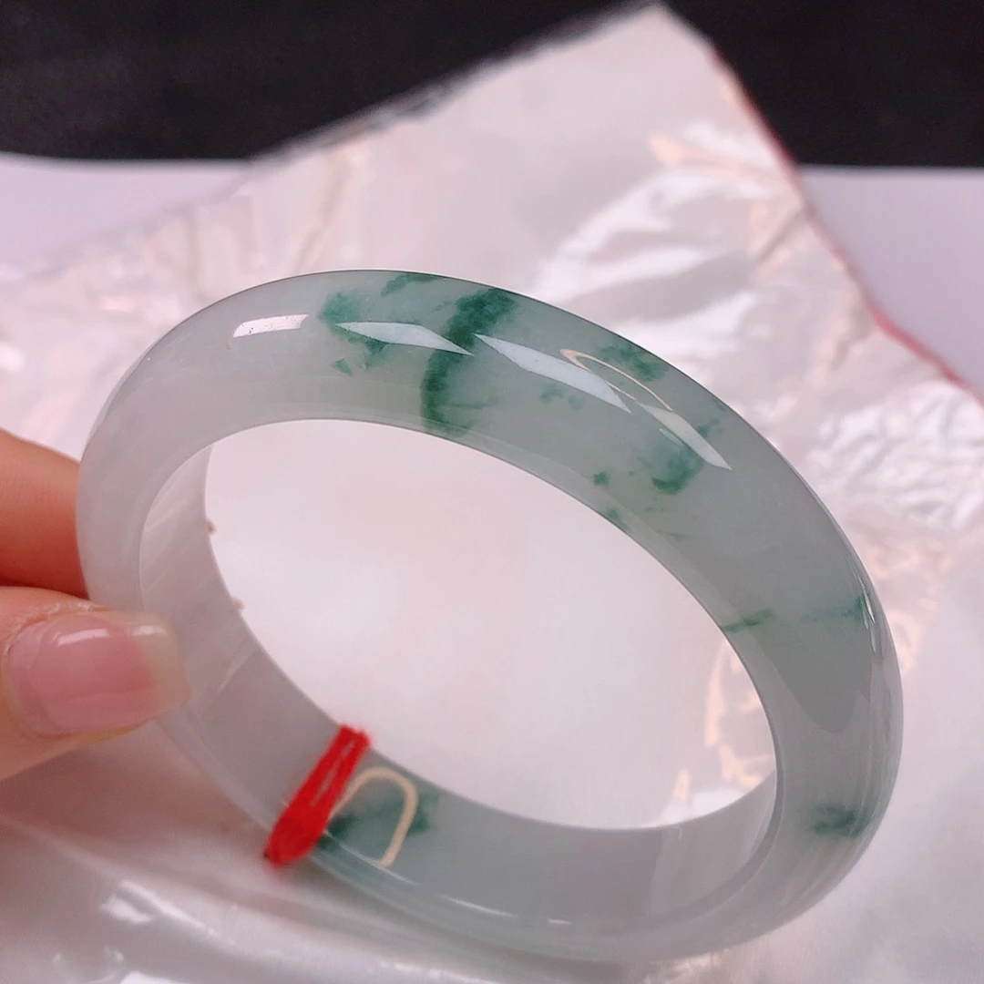 【闪购商品】未镶嵌手镯翡翠57翡翠手镯