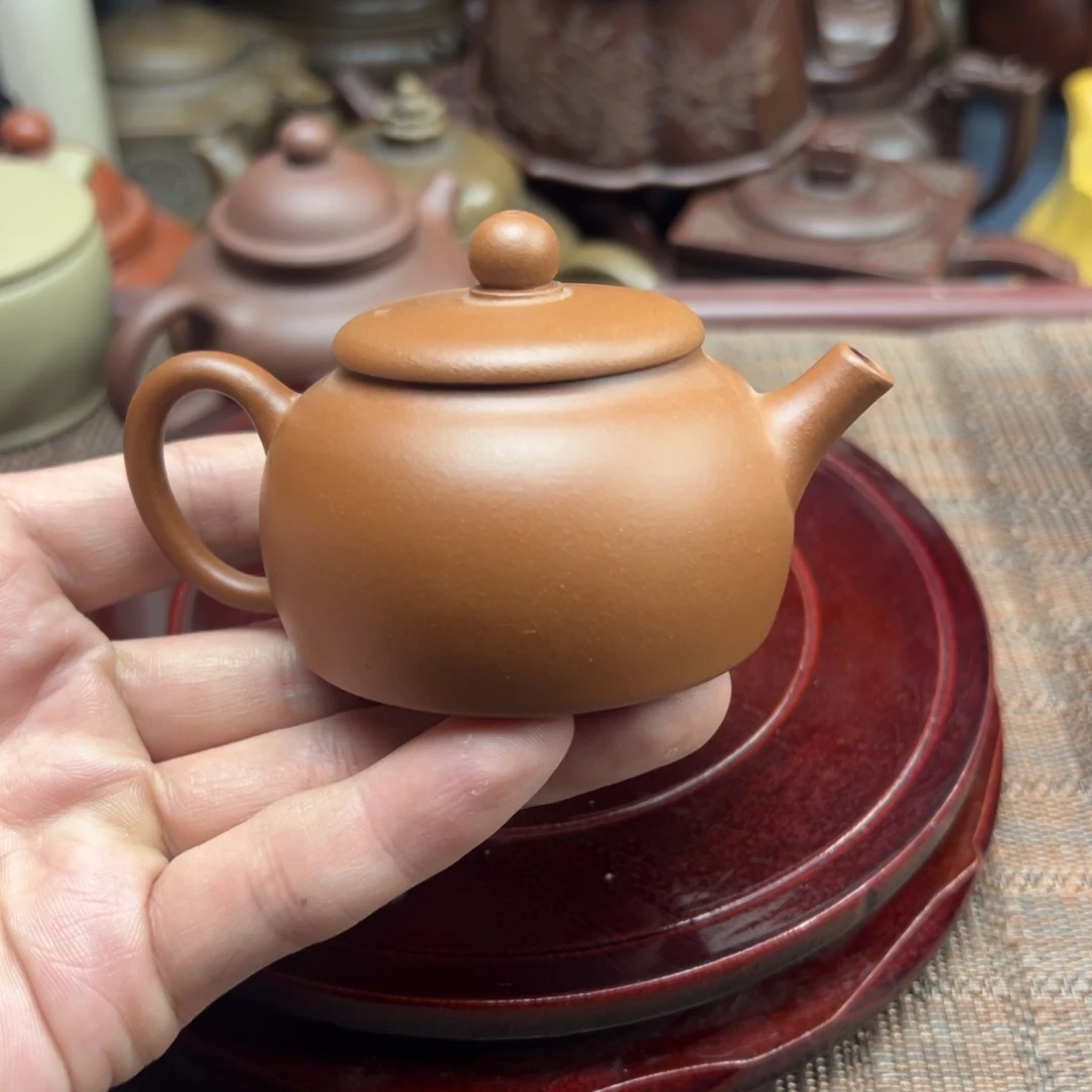 紫砂茶壶宜兴原矿紫砂壶90毫升容量