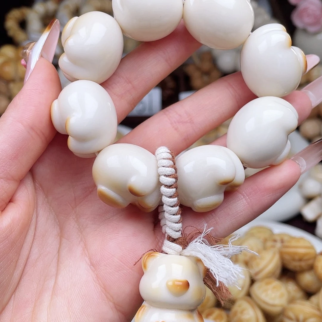 吊坠白玉菩提成品c