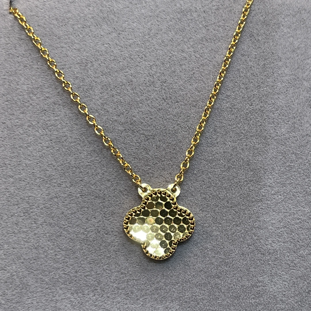 坠链均925银 MASKE925银四叶草吊坠女轻奢气质吊坠优雅颈链