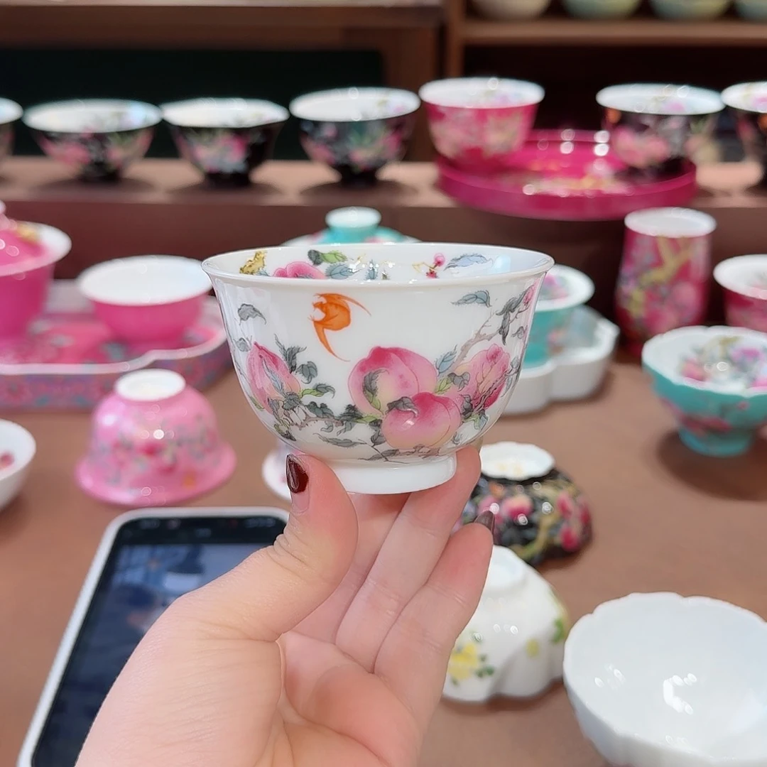 珐琅彩主人杯茶具套装