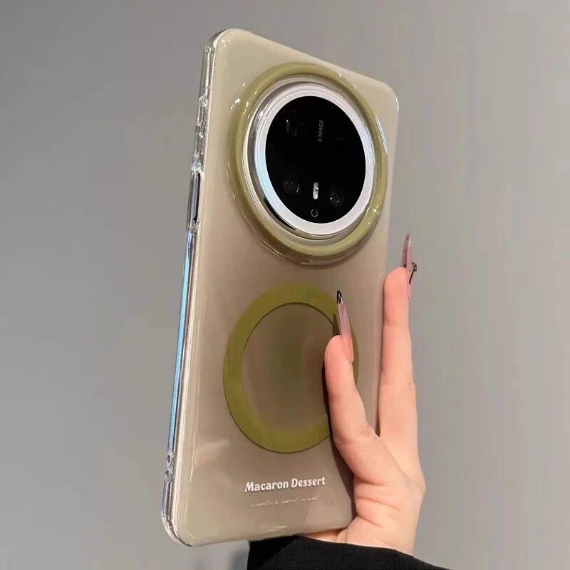 ins风墨绿晕染渐变手机壳适用于华为mate70pro多巴胺mate60高级感