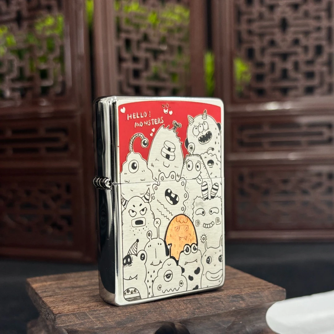 ZIPPO打火机 小怪兽 230.25煤油打火机 送礼物 DYJ1