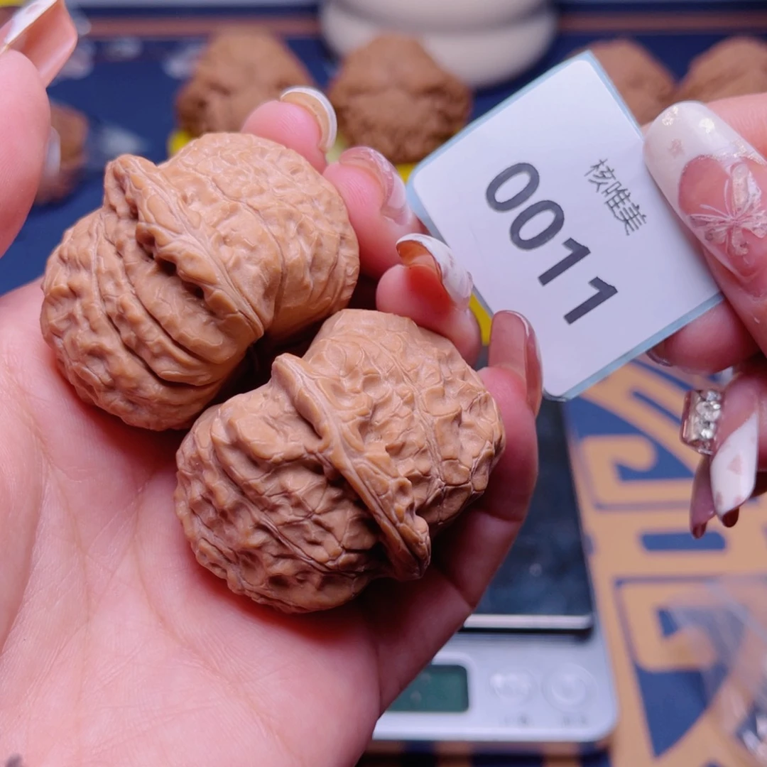 文玩核桃把件南瓜墩41～0011