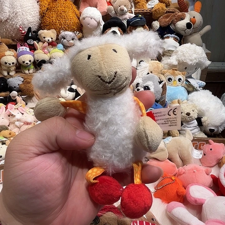 毛绒玩偶摇铃哈哈哈