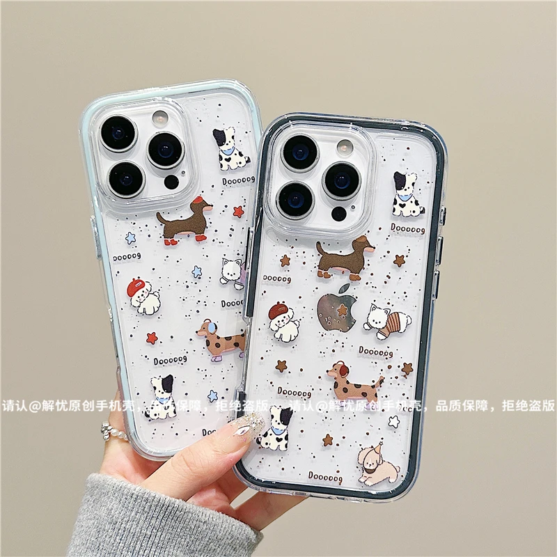 三合一炫彩适用苹果iPhone17/华为荣耀/OPPO/VIVO/小米手机壳爆款
