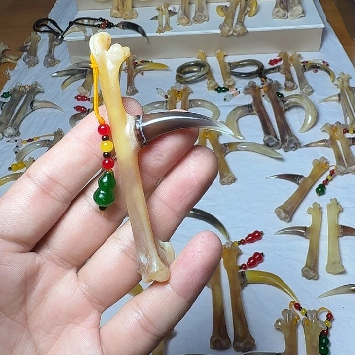溜***圣手串/手链鹿骨单只鸡爪骨