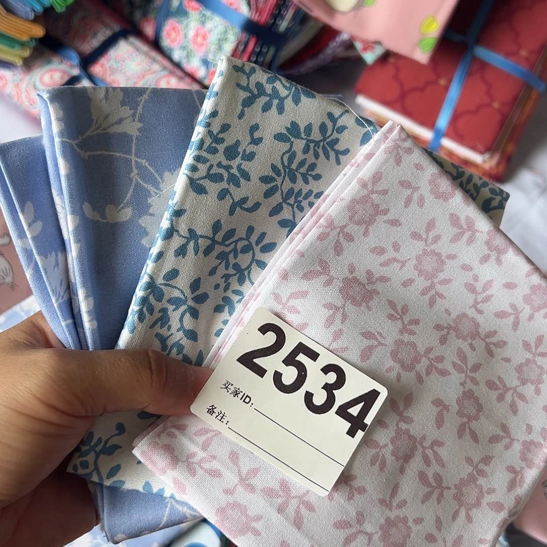 3片纯棉小布块45.50厘米一片