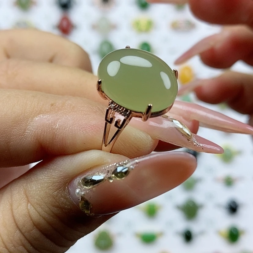 【闪购商品】和田玉纯天然和田玉和田玉戒指未镶嵌