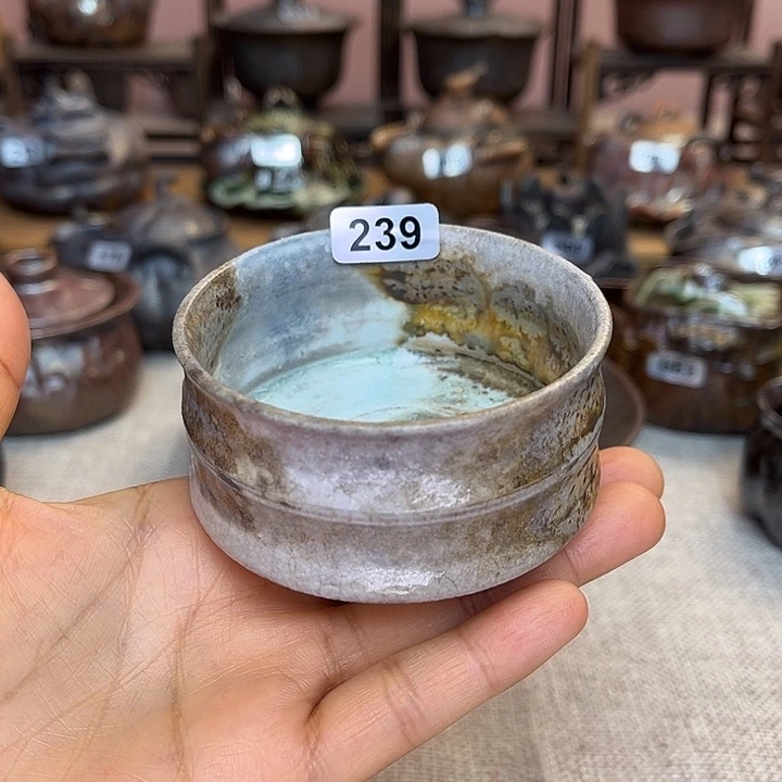 裸柴烧陶瓷手工茶器