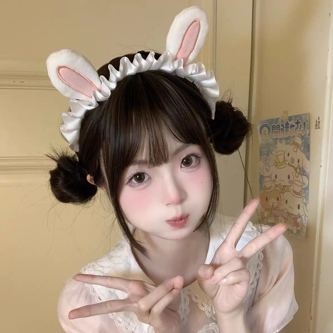 小熊摘星星 |日系软萌可爱兔子耳朵发箍甜美少女心卡通头饰Lolita