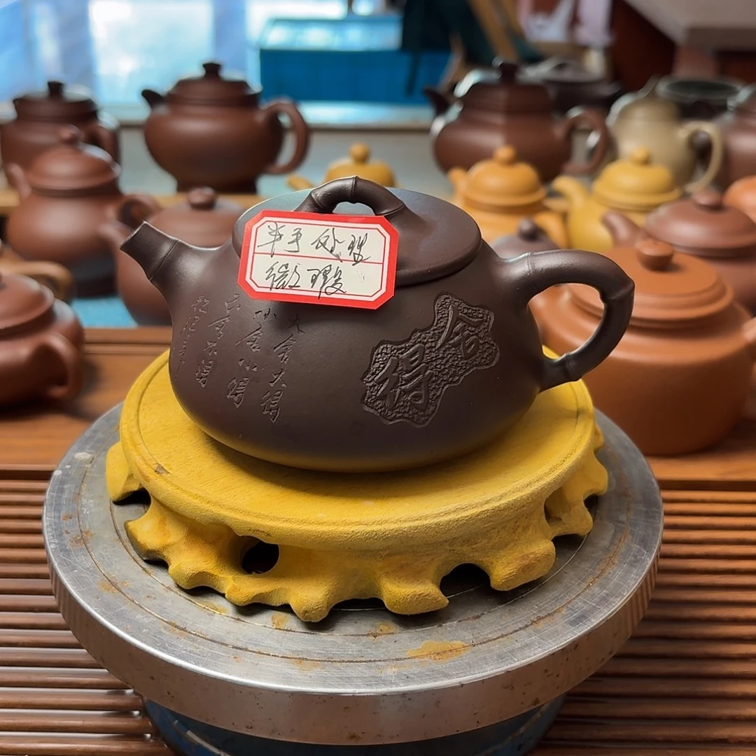 茶壶紫砂半手工制作