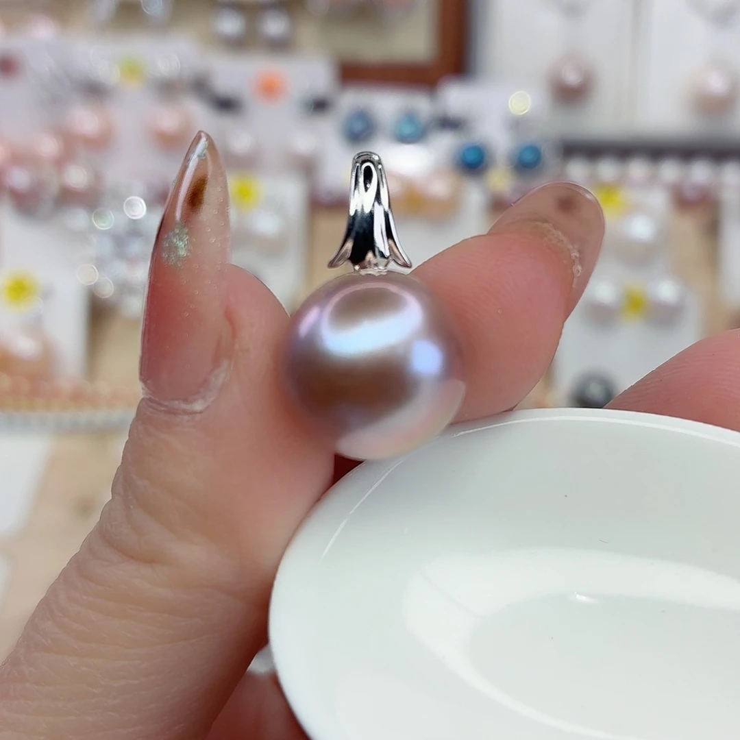 颈饰合金淡水珍珠