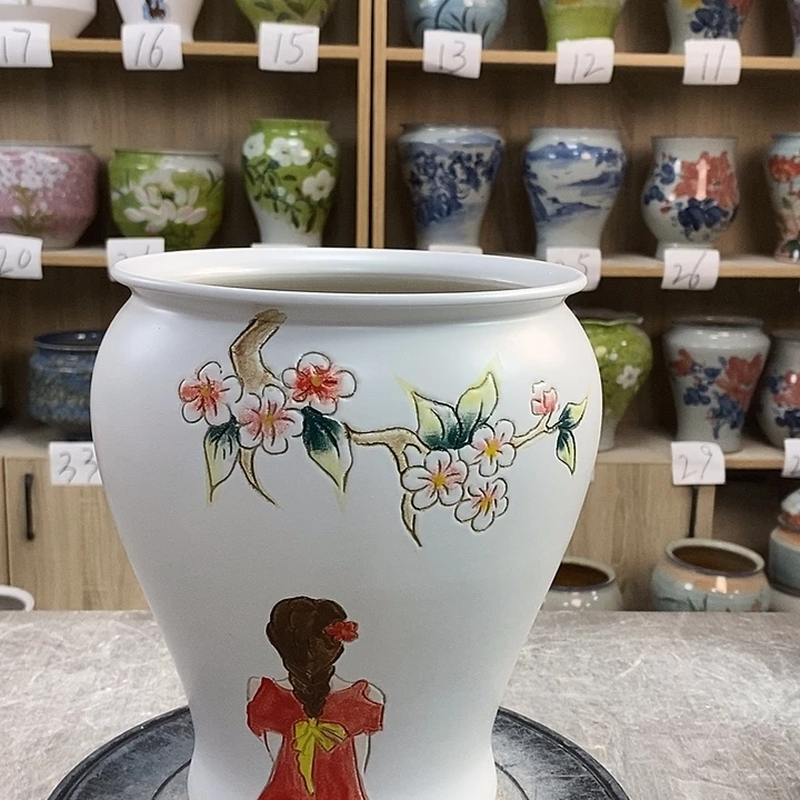 缸13zp景德镇陶瓷花盆