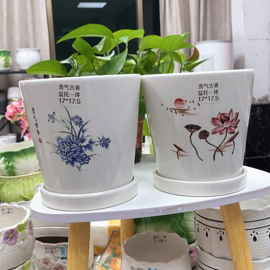 @陶瓷花盆@@贵气古香