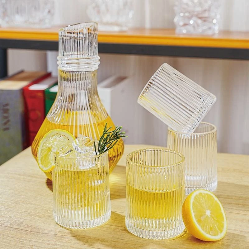 【烟火老师同款】玻璃壶玻璃杯套装网红饮品杯红酒杯醒酒器出口品质