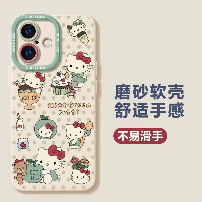 甜品凯蒂适用苹果iphone小米15/14/13promax防摔vivo华为oppo手机