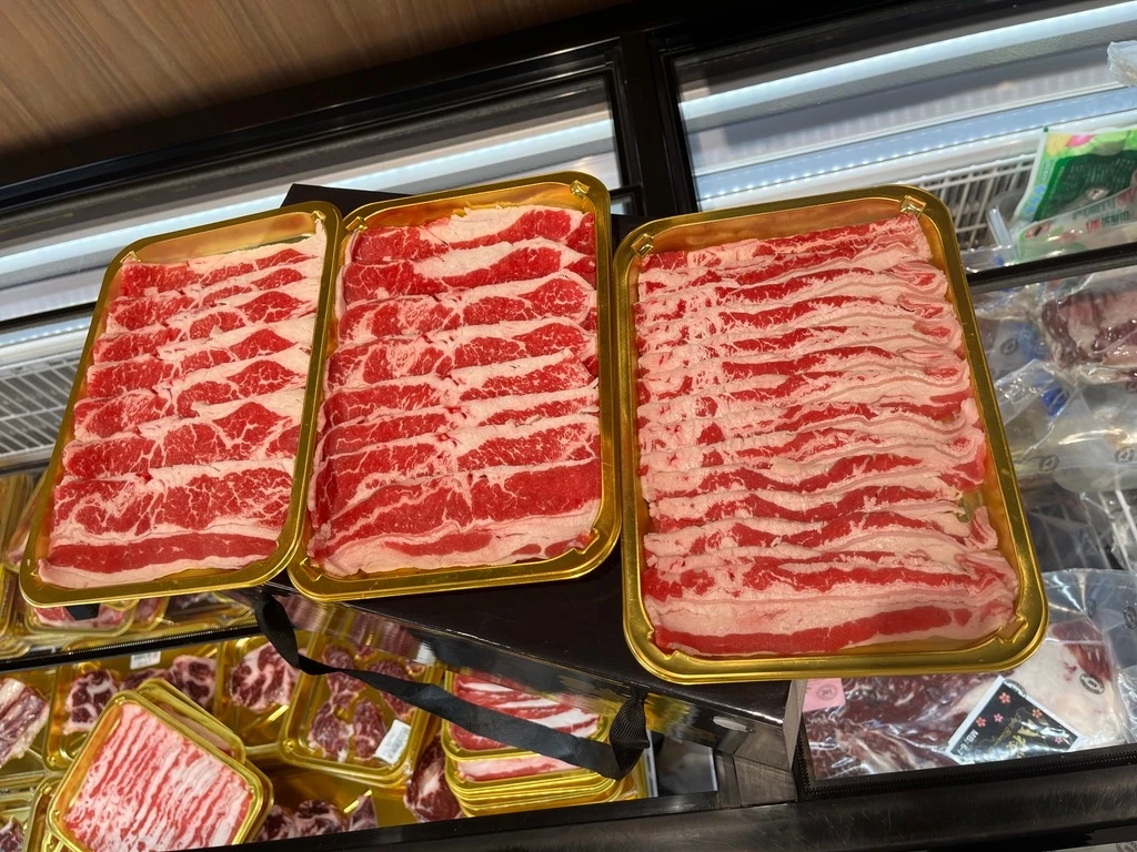 澳洲安格斯后胸肥牛片原切烤肉片  火锅