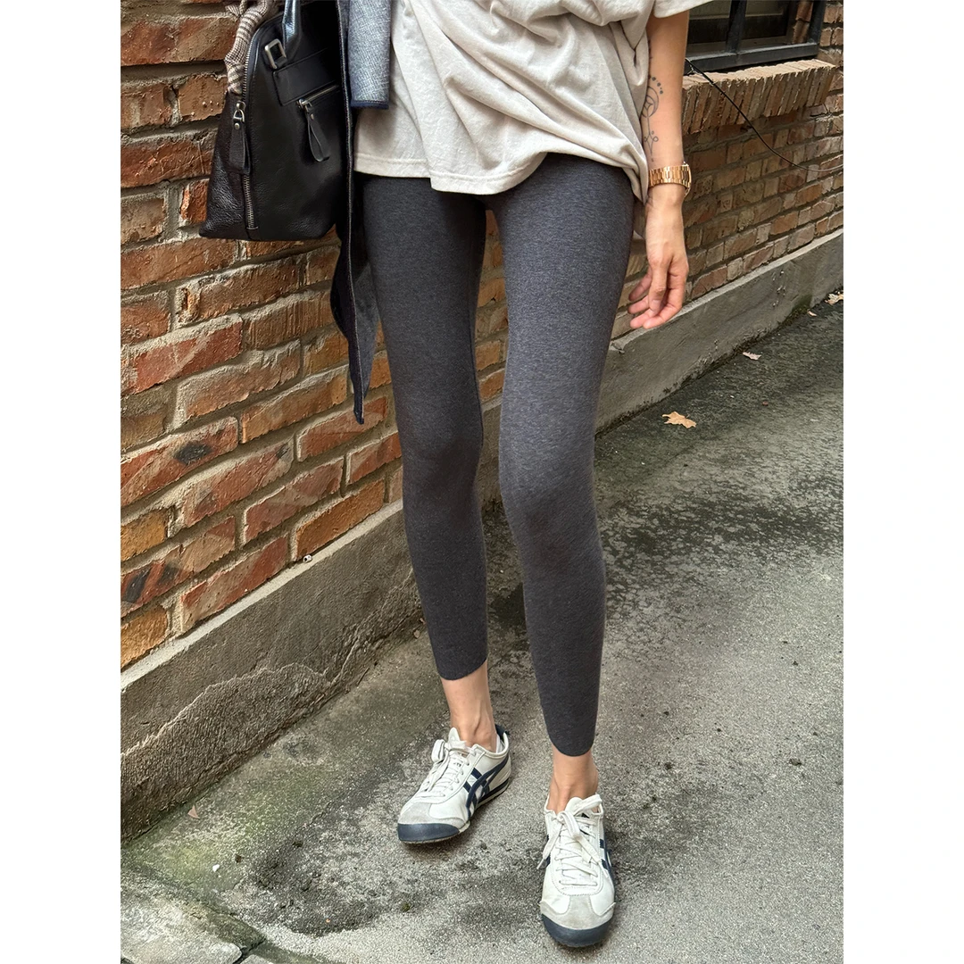 LANGQING 修身显瘦瑜伽裤女打底裤小个子外穿百搭鲨鱼裤46366#