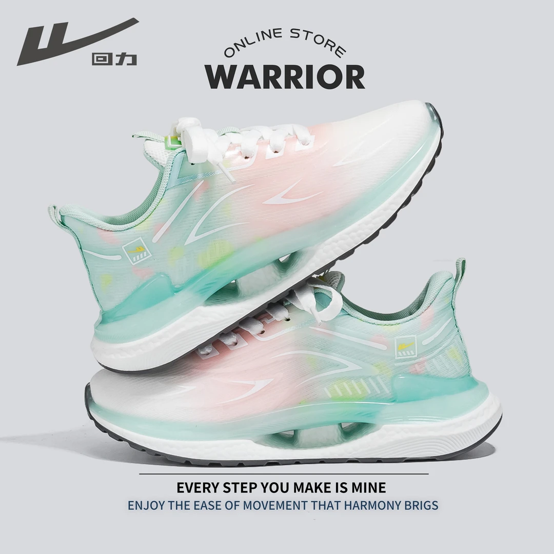 回力运动鞋女款2025秋季新款网面透气软底女鞋轻便减震学生跑步