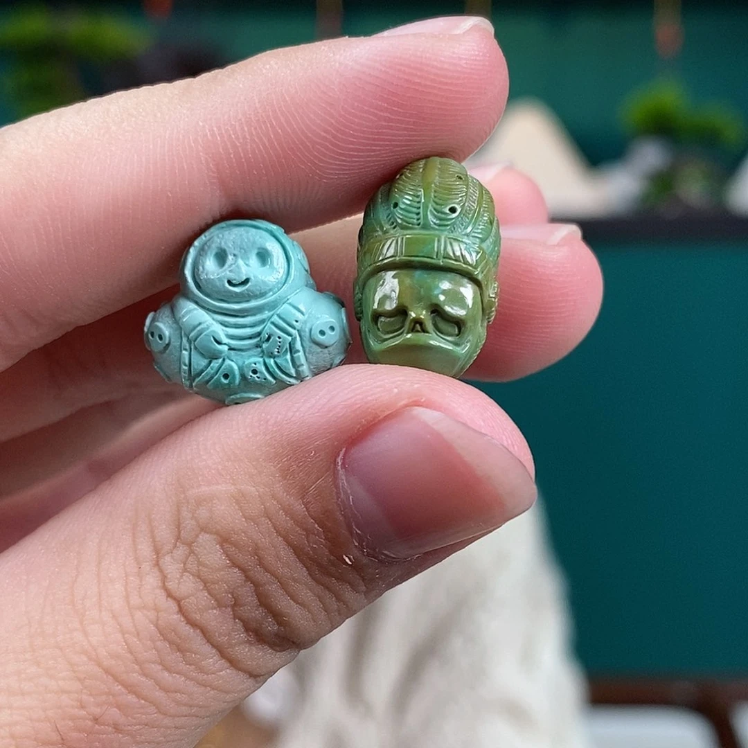 绿松石珠宝奇石未镶嵌