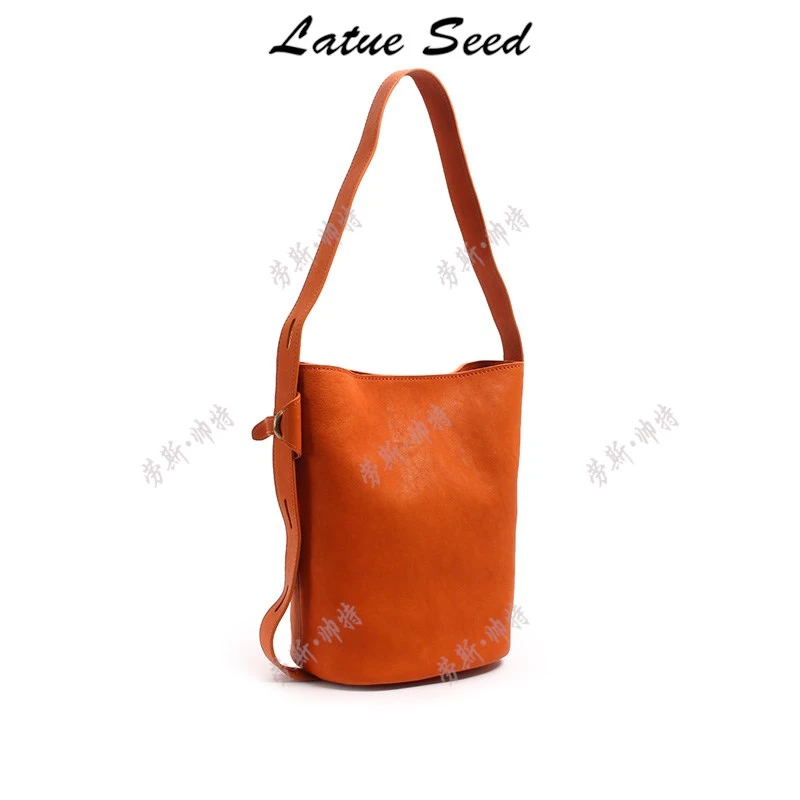 【A991·墨尔本】新品简约百搭时尚单肩轻便ins休闲女包22193-土黄