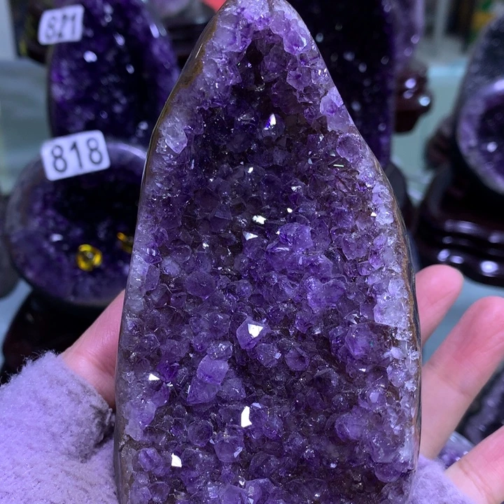 大型摆件（非配饰）紫晶未镶嵌