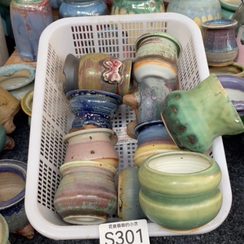 紫砂花盆微瑕301口径4到5