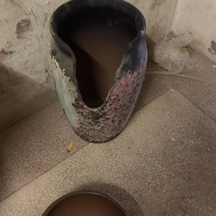 泥塑The first time the two