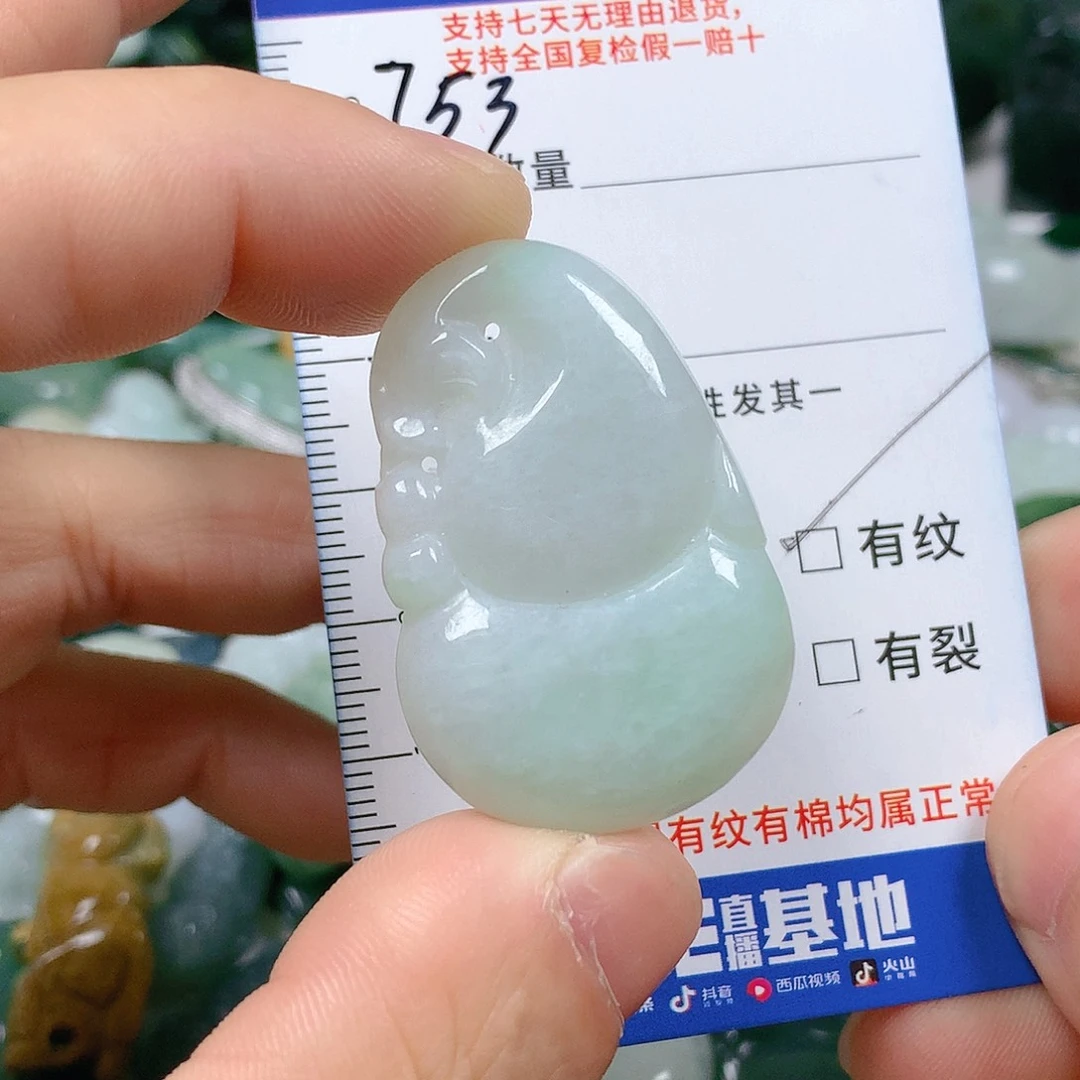 翡翠颈饰未镶嵌天然翡翠