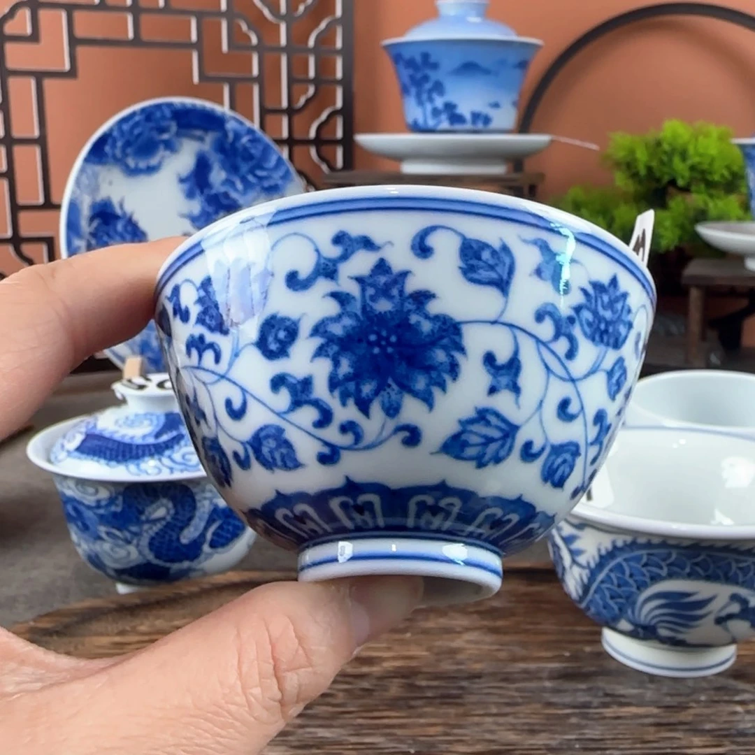 景德镇陶瓷手绘茶具543