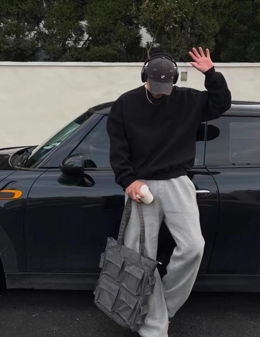 【AA】XP253#秋季新款设计师时尚潮流百搭长裤