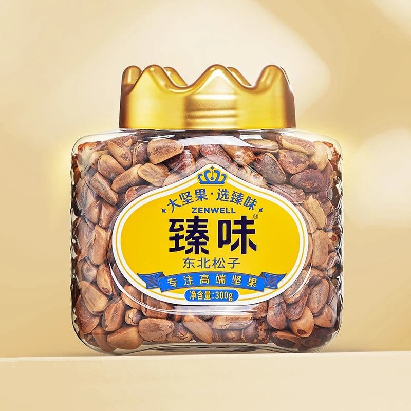 皇家臻味-300g东北0添加原味松子手剥开口大颗粒办公室休闲小零食