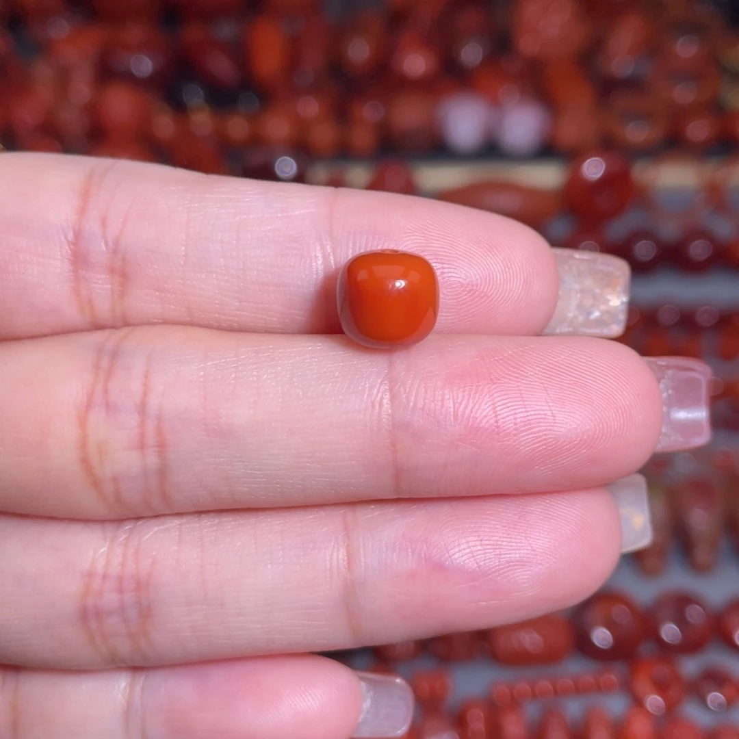 南红玛瑙未镶嵌瓦西老型8.5mm