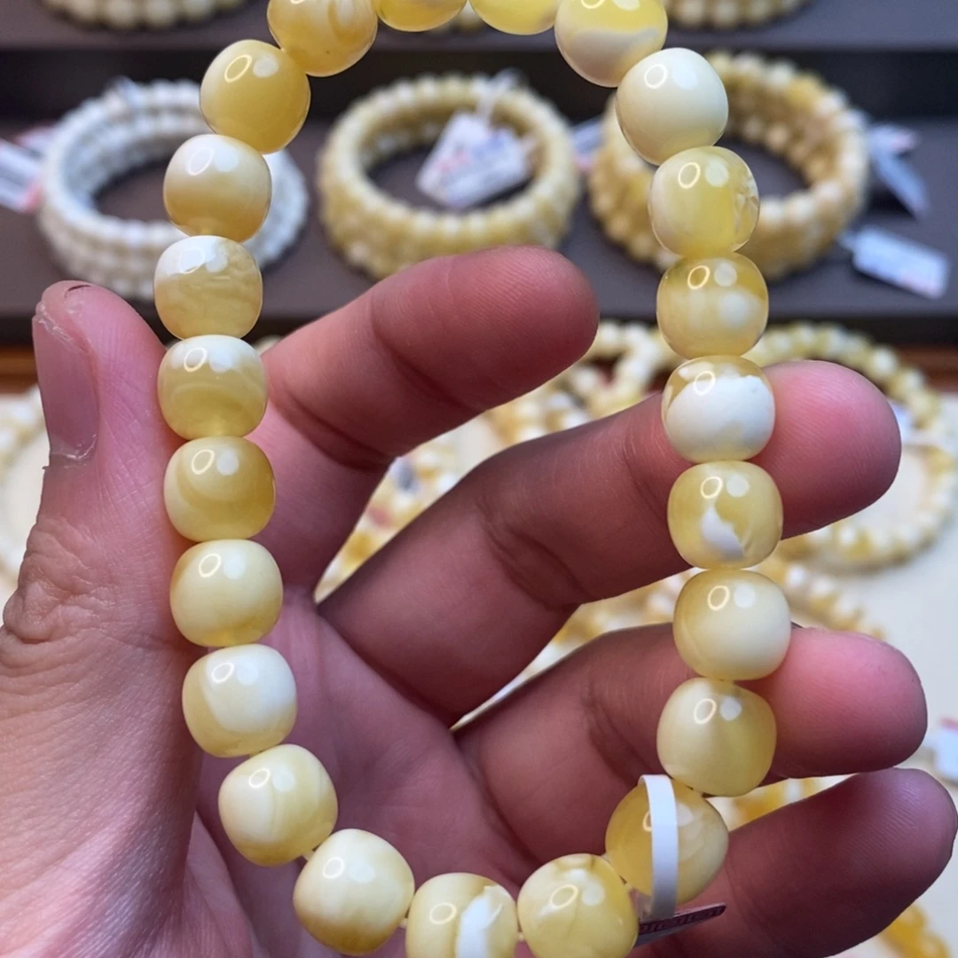 蜜蜡未镶嵌珠宝奇石9.5mm