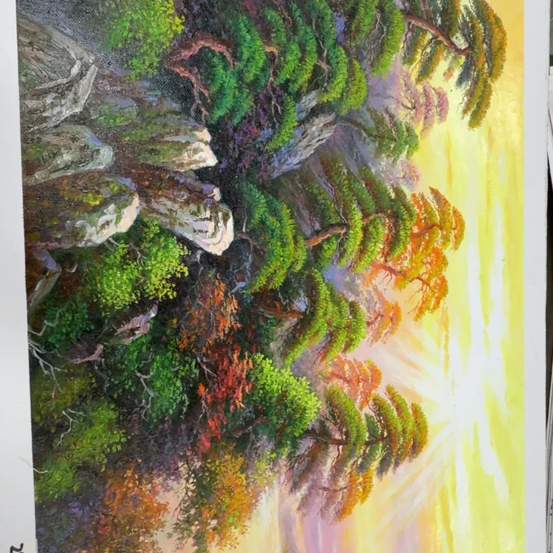 油画我的小伙伴都在等