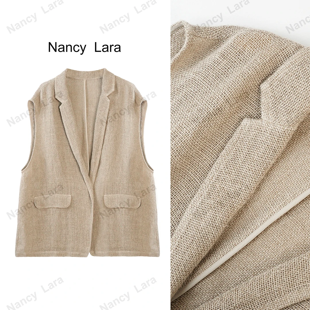 Nancy Lara 老钱风雨露麻西装马甲 NL248XC955
