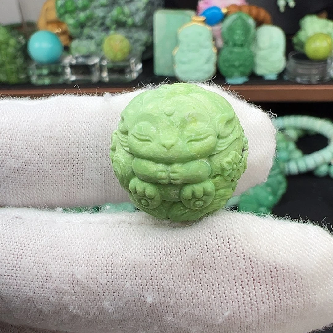 绿松石未镶嵌绿松石主播璐璐