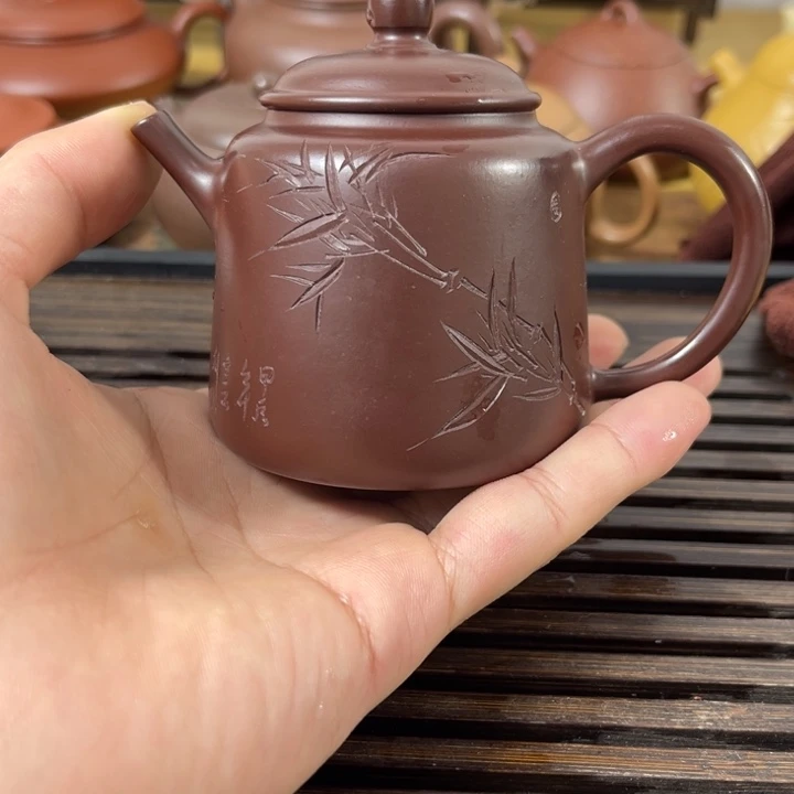 紫砂茶壶原矿紫砂半手工制作