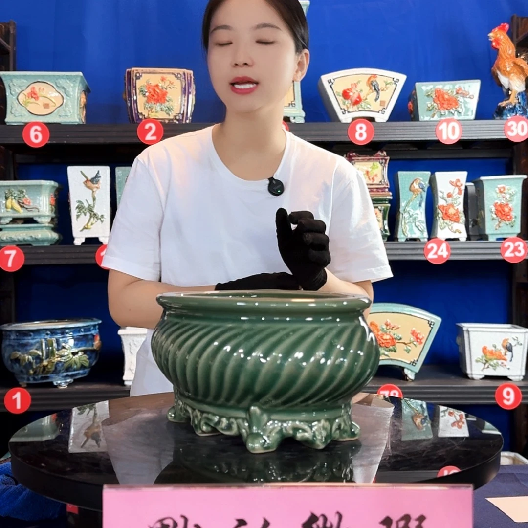 499玉绿瑕疵外口长23内深9