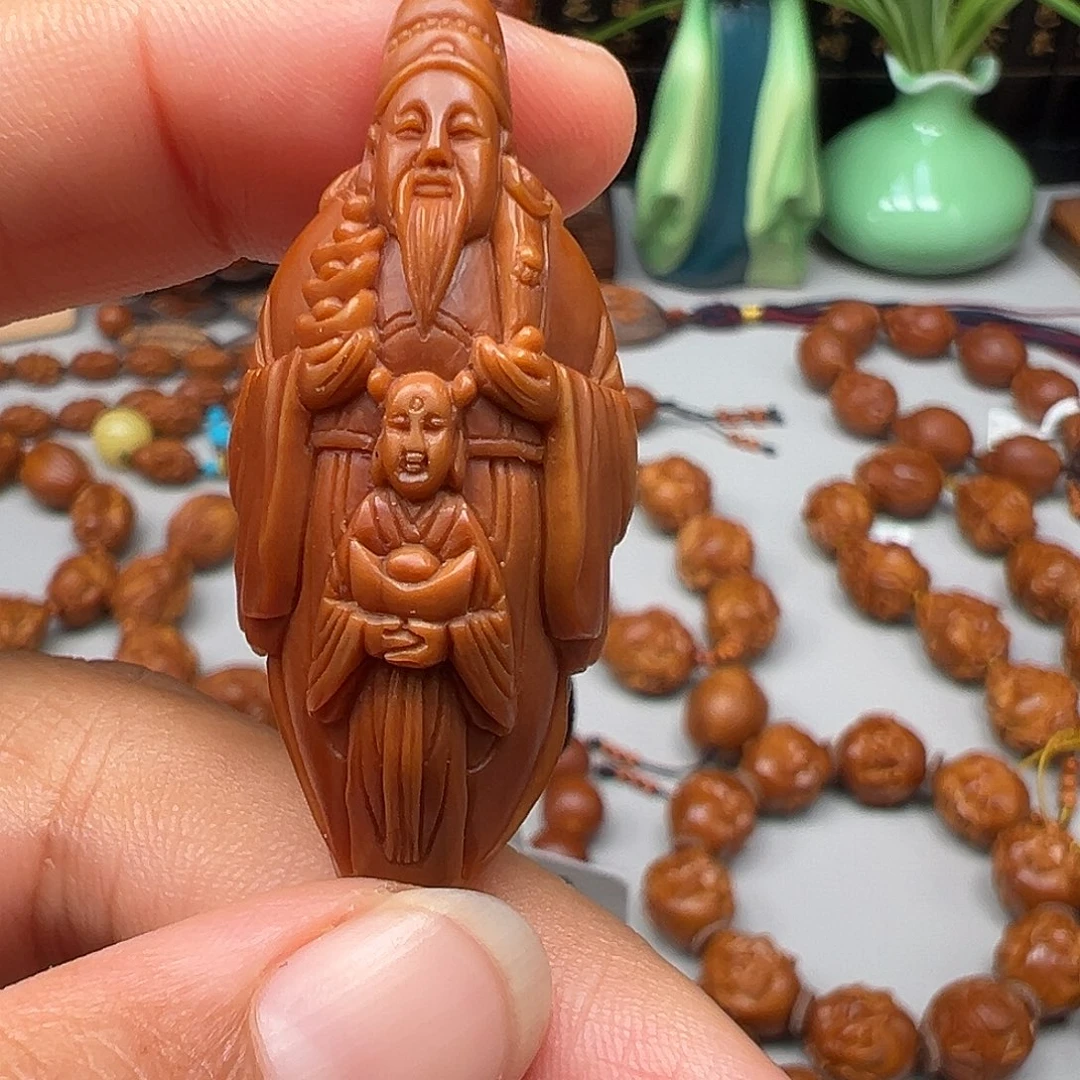 橄榄核手串/手链童子财神