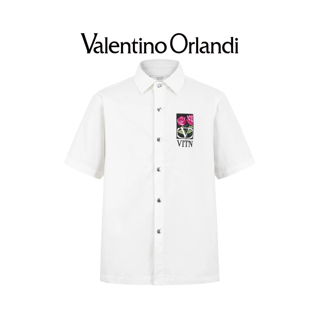 Valentino orlandi男士时尚百搭印花翻领夹克