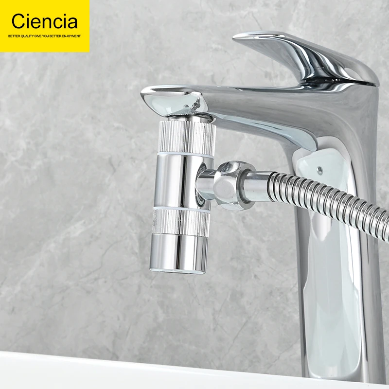 ciencia科德林黄铜分水阀旋转出水一进二出分水器内22外24起泡器