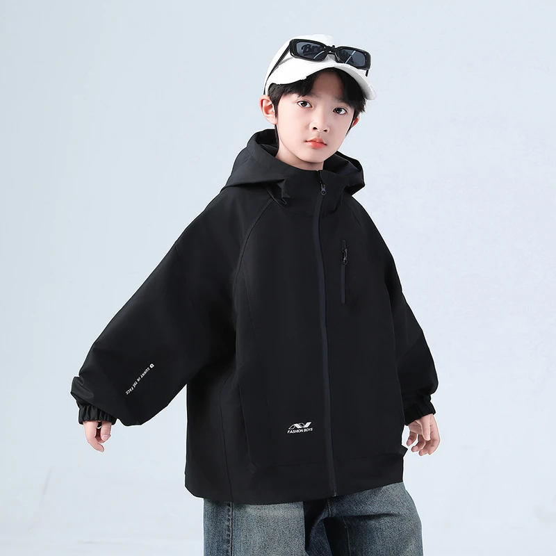 男童秋装外套2025新款中大儿童痞帅炸街潮装男孩秋季洋气韩版童装