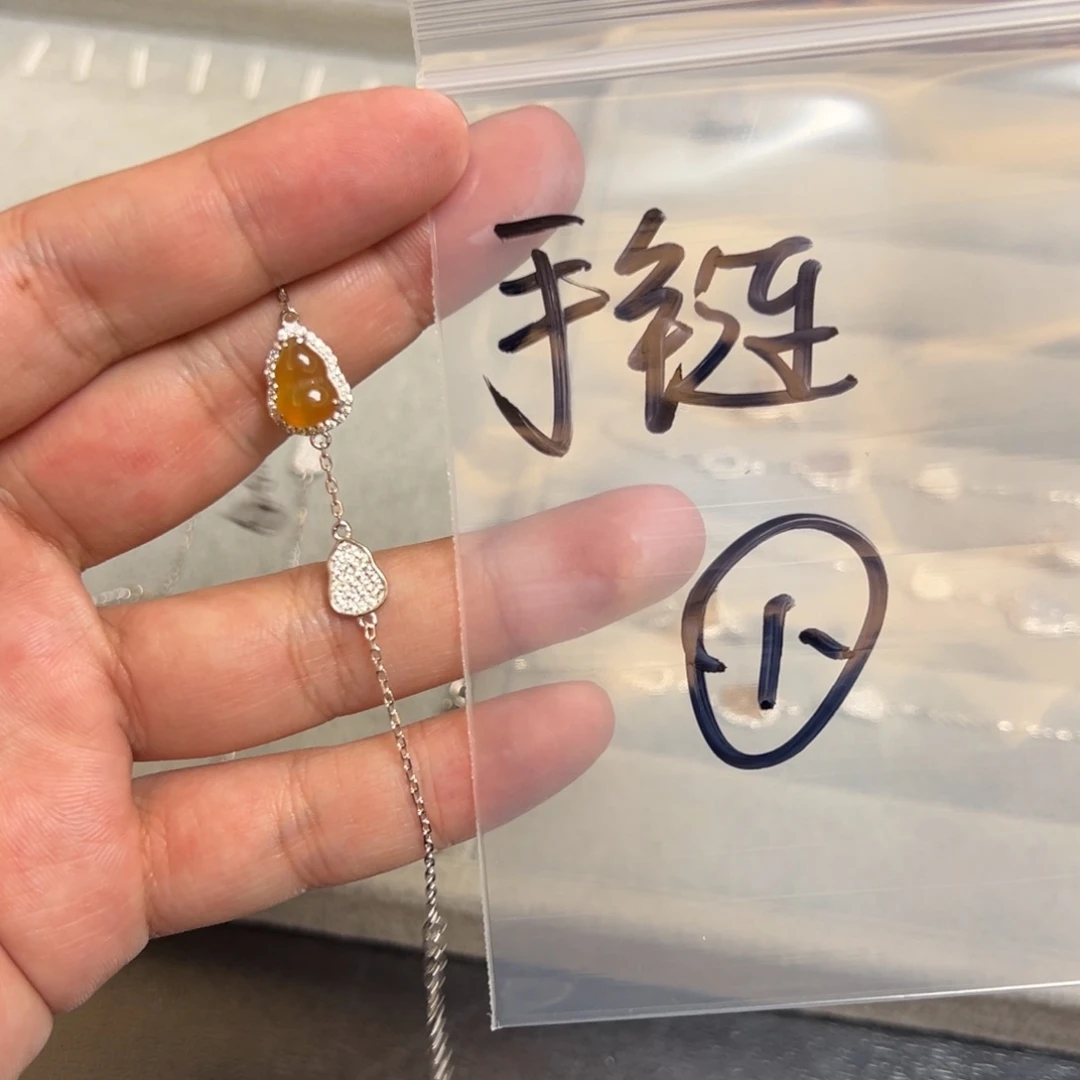 玛瑙/玉髓银S925镶嵌珠宝半成品