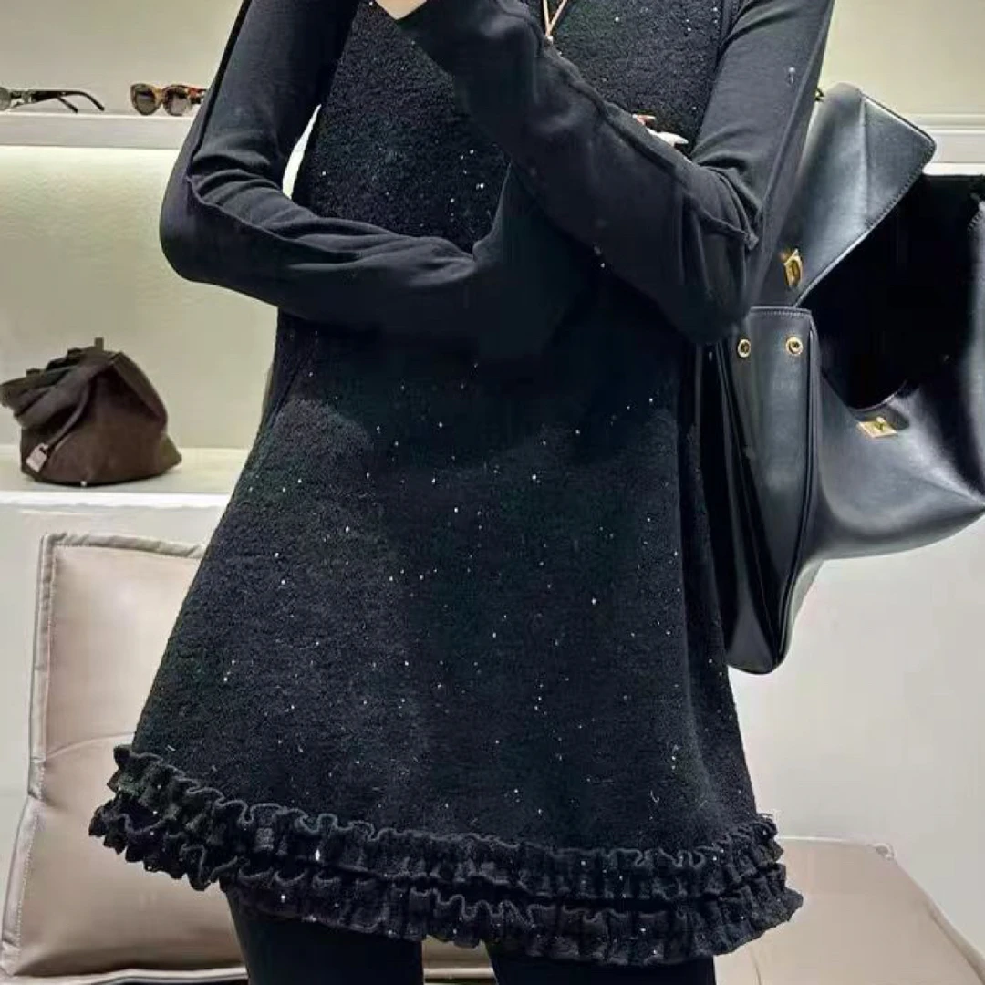 【MINZI敏子女装集合店】精选加厚羊毛小香风套装
