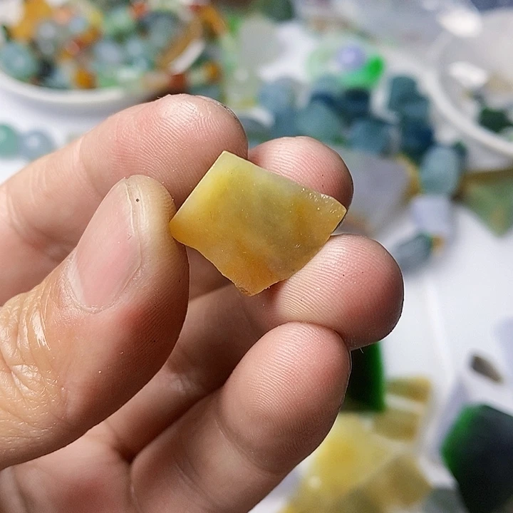 翡翠散珠天然翡翠A货